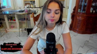 Asmr College Girl Licks Microphone