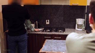 Blindfolded Wife and the Best Friend. Cukold Watches His Wife Being Fucked